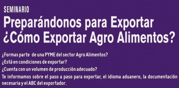 Capacitación para exportar agroalimentos