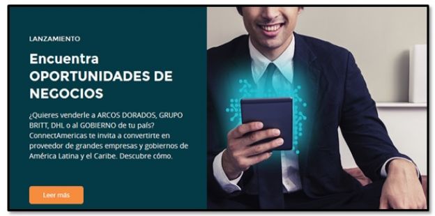 Increment tus Oportunidades de Negocios mediante Connect Americas 