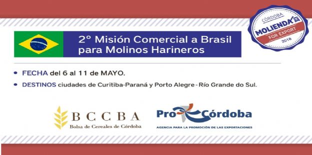 2 Misin comercial a Brasil para Molinos Harineros