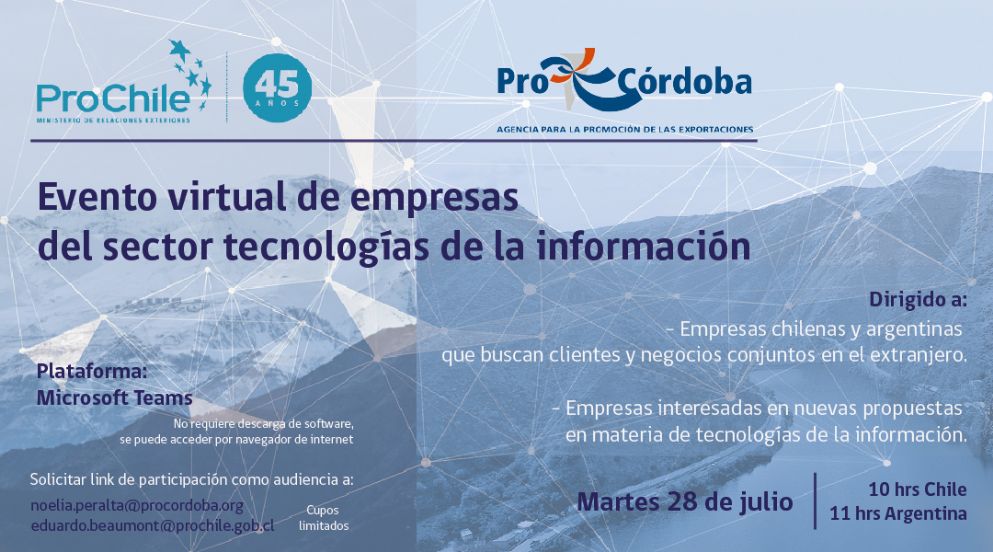 Evento virtual del Sector Tecnologas de la Informacin