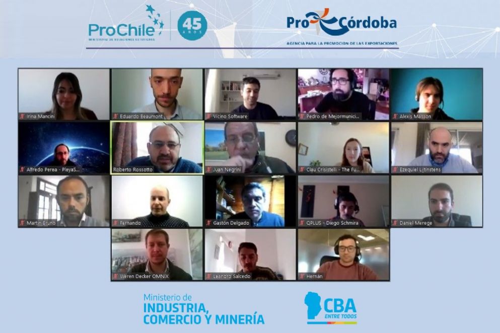 Encuentro virtual de negocios entre empresas 
tecnolgicas de Chile y de la Provincia de Crdoba
