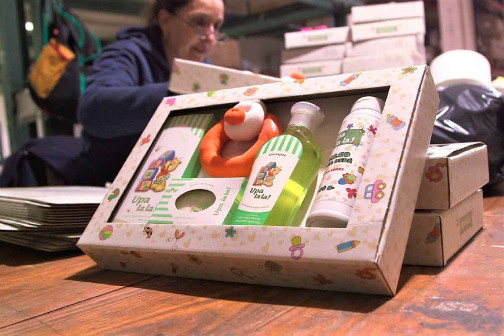Insumos cordobeses para el cuidado de bebés llegaron al mercado uruguayo