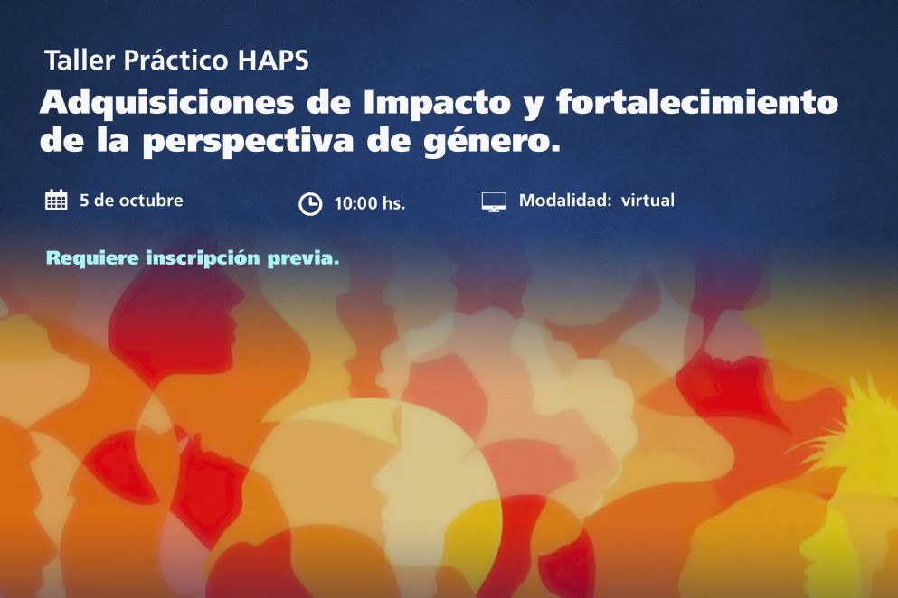 Prximo taller HAPS: inscripciones abiertas